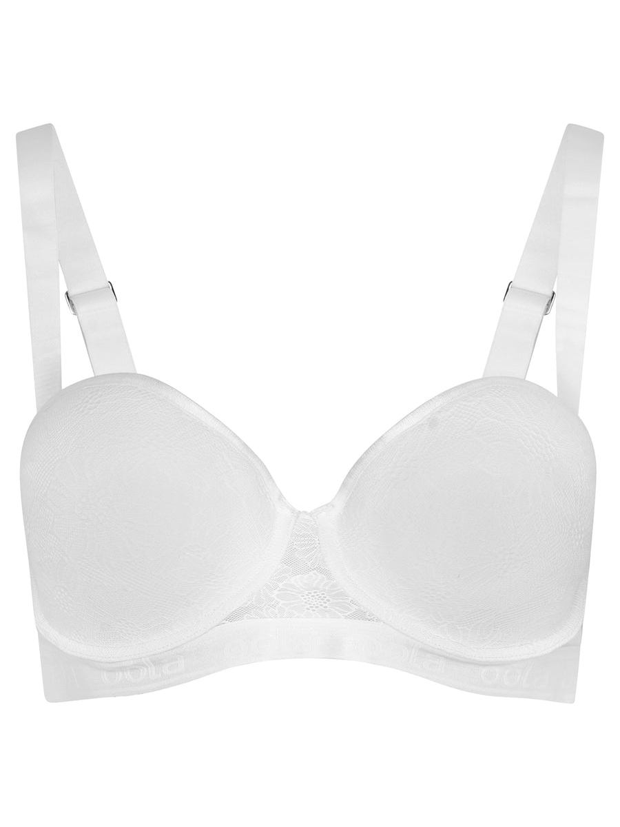 White Lace T-Shirt Bra - Women's Intimates